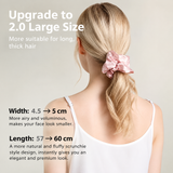 Mulberry Silk Hair Scrunchie | Gentle Ponytail Holder for Buns, Everyday Styling & Accessories