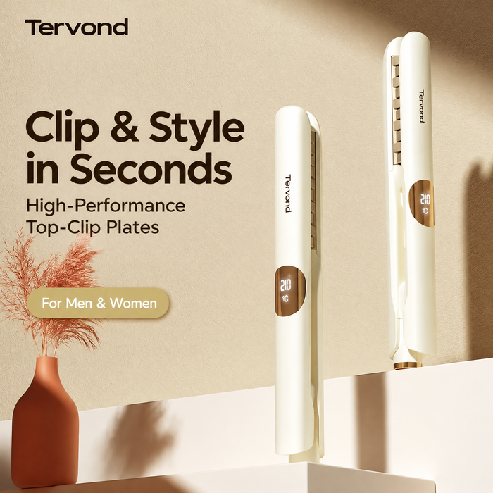 Curved Wave Hair Crimper | Hair Waver Iron for Textured Beach Waves, Volume & Defined Styles