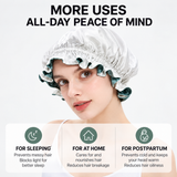 Mulberry Silk Sleep Bonnet | Reversible Double-Sided Night Hair Cap for Curls & Overnight Care