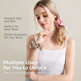 Mulberry Silk Hair Scrunchie | Gentle Ponytail Holder for Buns, Everyday Styling & Accessories