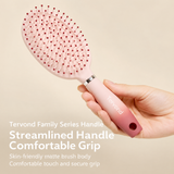 Cushion Paddle Hair Brush | Air Cushion Detangling Brush for Daily Smoothing & Comfortable Hair Care