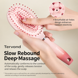 Cushion Paddle Hair Brush | Air Cushion Detangling Brush for Daily Smoothing & Comfortable Hair Care