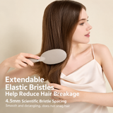 Cushion Paddle Hair Brush | Air Cushion Detangling Brush for Daily Smoothing & Comfortable Hair Care