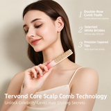 Boar Bristle Rat Tail Styling Comb | Precision Parting Brush for Sleek Buns, Ponytails & Flyaways