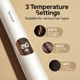 Curved Wave Hair Crimper | Hair Waver Iron for Textured Beach Waves, Volume & Defined Styles